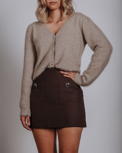 TOLA SKIRT BROWN